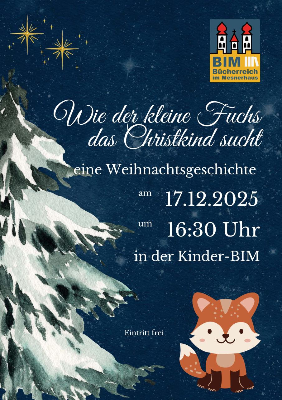 Einladung Adventlesung für Kinder